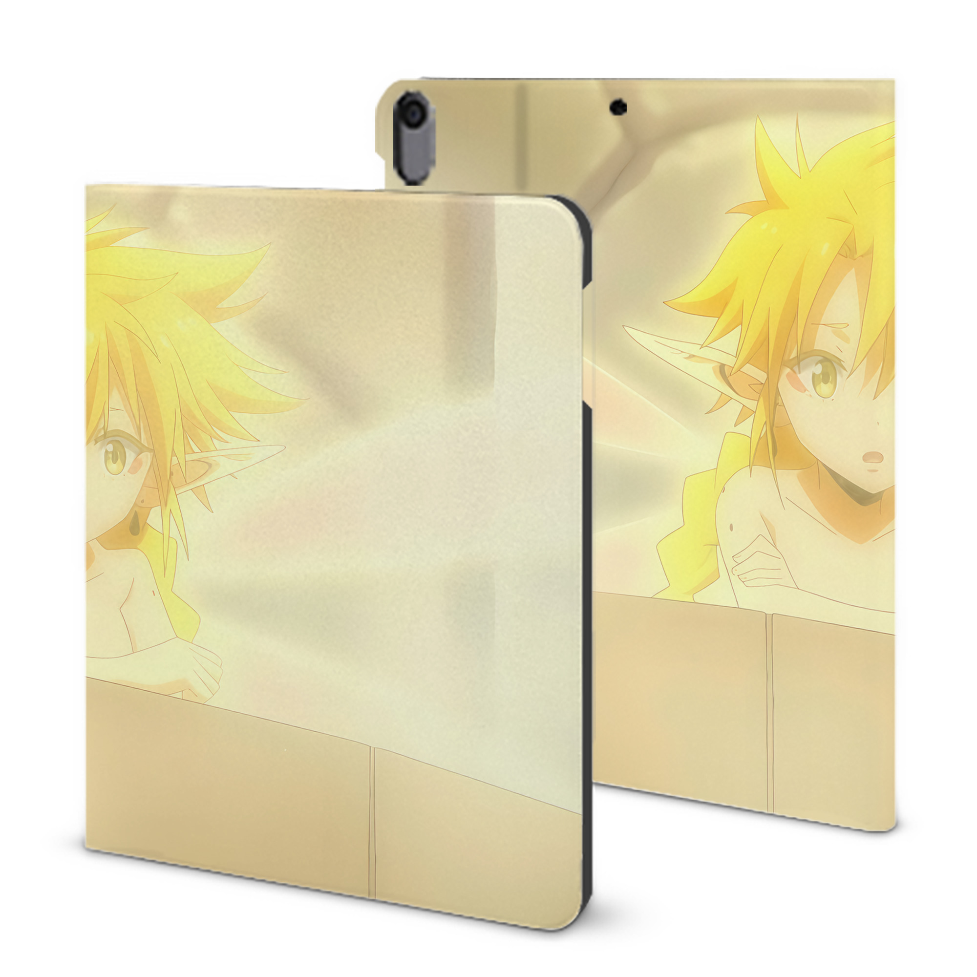 （画像用） 転スラ Regarding Reincarnated to Slime IPad ケース ブック型 PUレザー TPU 耐衝撃 軽量 薄型 ペン収納なし 全面保護 IPad 各モデル対応